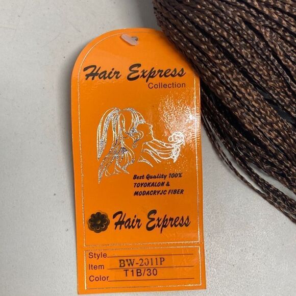 Hair Express Collection Women’s African American Bob Braid Wigs Ombre T1B/30 - Picture 9 of 12